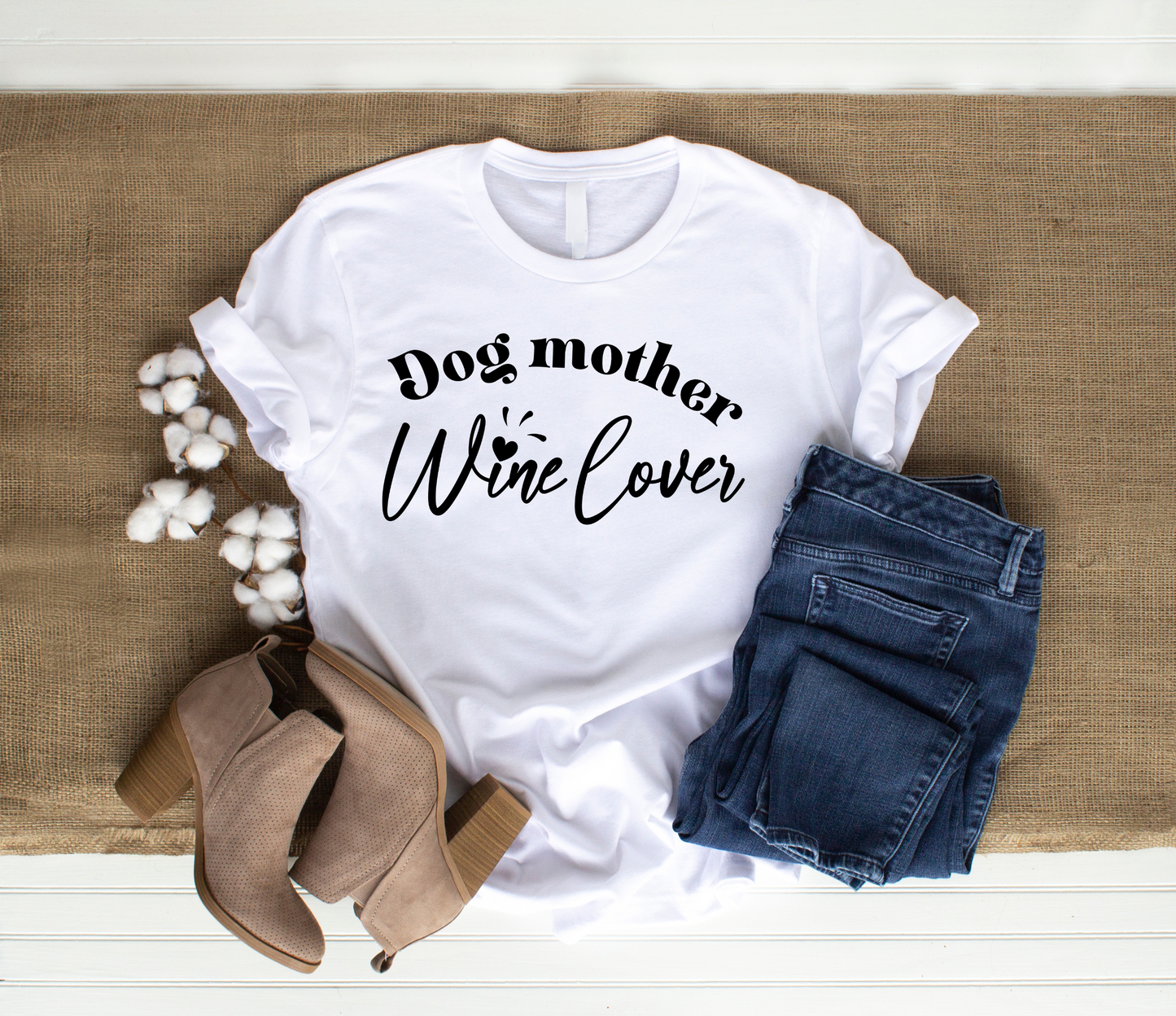 Dog Mother Wine Lover