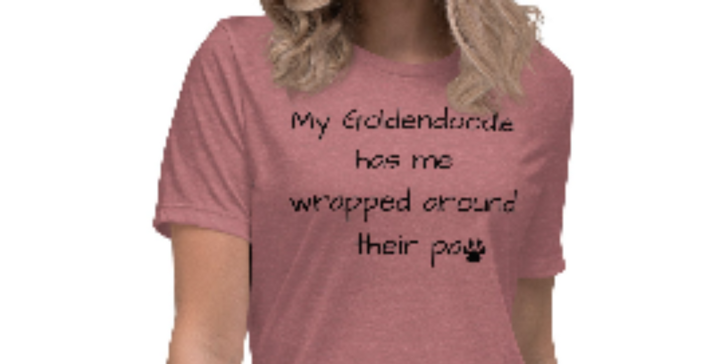 My Goldendoodle has me wrapped ...Unisex Relaxed T-Shirt